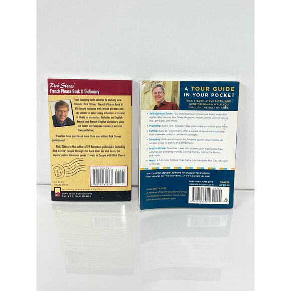 Rick Steves Books French Phrase Book and Paris Pocket Guide - Picture 2 of 10